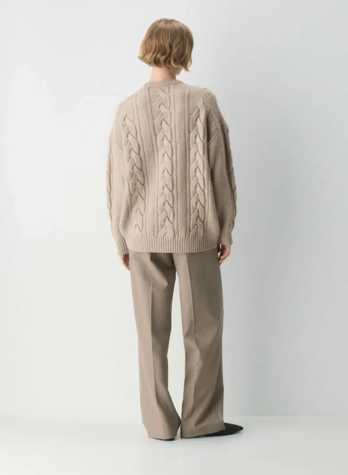 Heritage Knit Merino Wool Crew Sweater