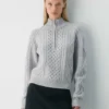 Heritage Knit Merinowolle 1/4-Reißverschluss-Pullover Heritage Knit Merinowolle 1/4-Reißverschluss-Pullover