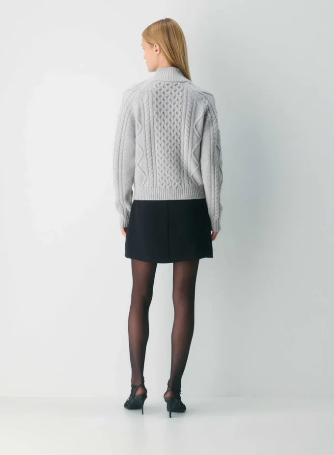 Heritage Knit Merinowolle 1/4-Reißverschluss-Pullover Heritage Knit Merinowolle 1/4-Reißverschluss-Pullover