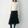 Heritage Knit Merinowolle Crew Cardigan Heritage Knit Merinowolle Crew Cardigan