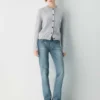 Heritage Knit Merinowolle Crew Cardigan Heritage Knit Merinowolle Crew Cardigan