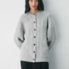 Heritage Knit Merinowolle Crew Cardigan Heritage Knit Merinowolle Crew Cardigan