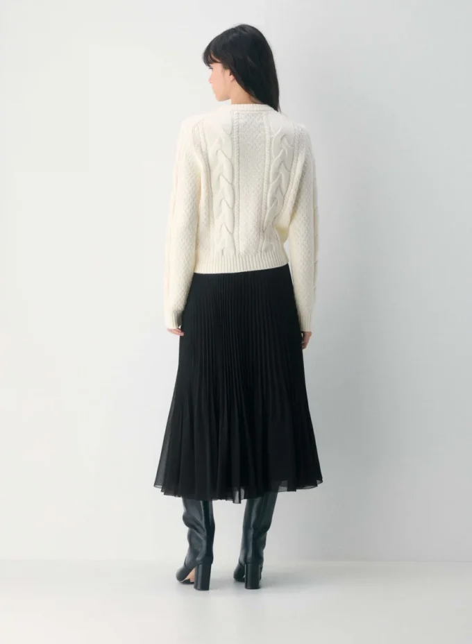 Heritage Knit Merinowolle Crew Cardigan Heritage Knit Merinowolle Crew Cardigan