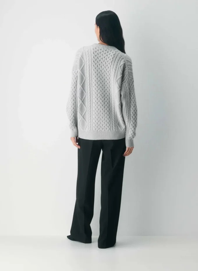 Heritage Knit Merinowolle Crew Cardigan Heritage Knit Merinowolle Crew Cardigan