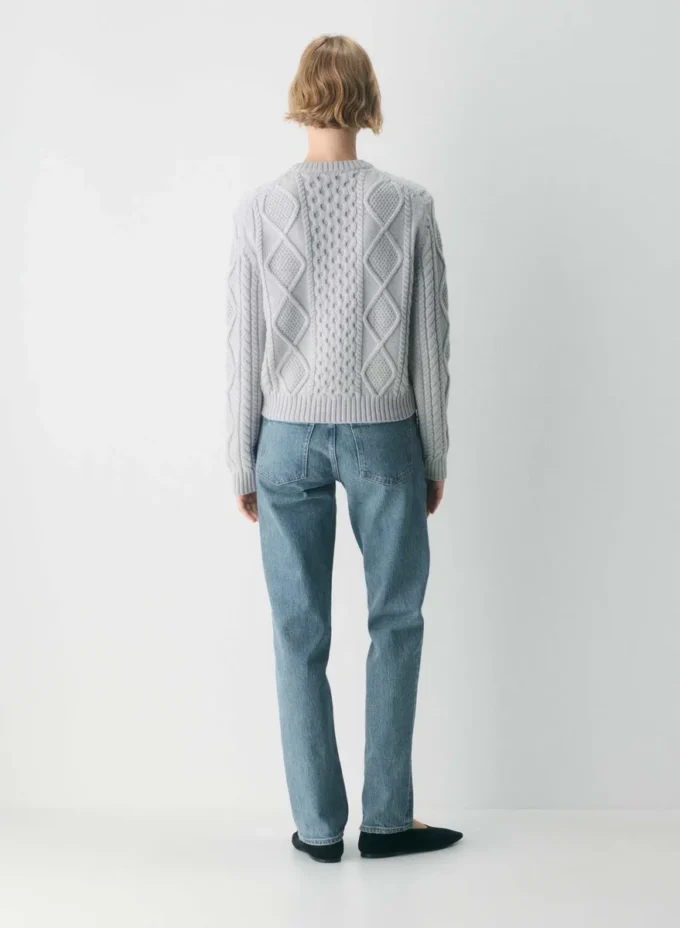 Heritage Knit Merinowolle Crew Cardigan Heritage Knit Merinowolle Crew Cardigan