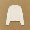 Heritage Knit Merinowolle Crew Cardigan Heritage Knit Merinowolle Crew Cardigan