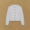 Heritage Knit Merinowolle Crew Cardigan Heritage Knit Merinowolle Crew Cardigan
