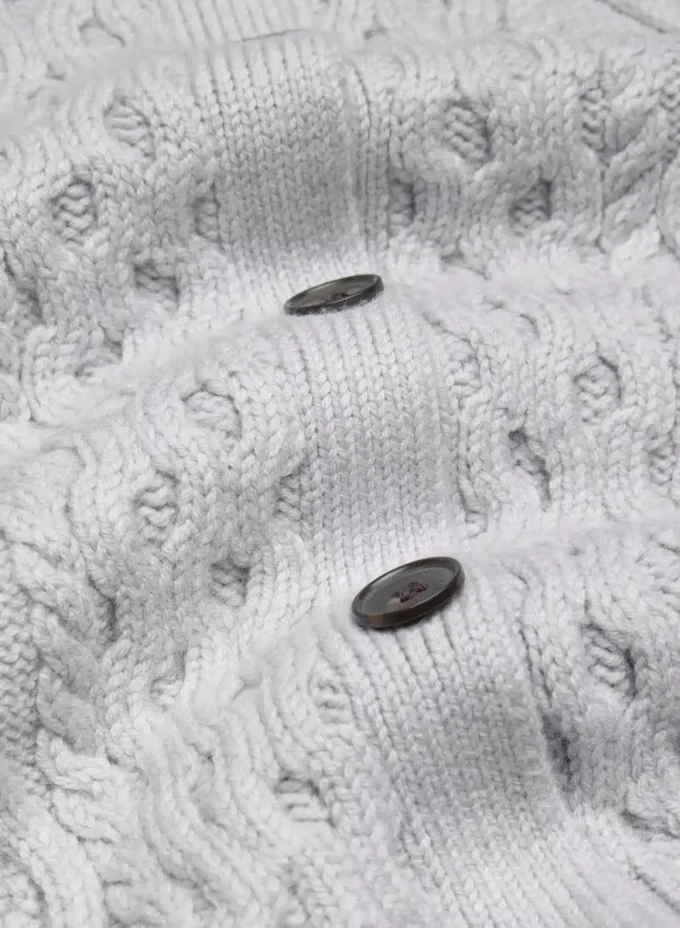 Heritage Knit Merinowolle Crew Cardigan Heritage Knit Merinowolle Crew Cardigan