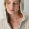 Heritage Knit Merinowolle-Kapuzenpullover mit Reißverschluss Heritage Knit Merinowolle-Kapuzenpullover mit Reißverschluss