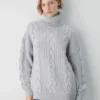 Heritage Knit Merinowolle Rollkragenpullover