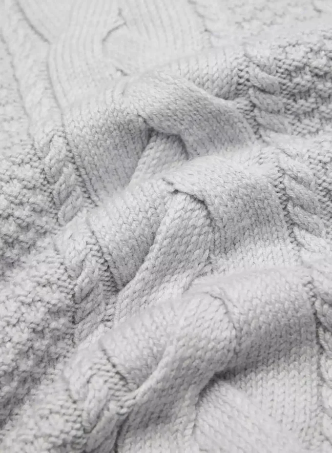Heritage Knit Merinowolle Rollkragenpullover