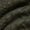 Heritage Knit Merinowolle Rollkragenpullover mit langen Ärmeln