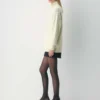 Heritage Knit Merinowolle Rollkragenpullover mit Reißverschluss Heritage Knit Merinowolle Rollkragenpullover mit Reißverschluss
