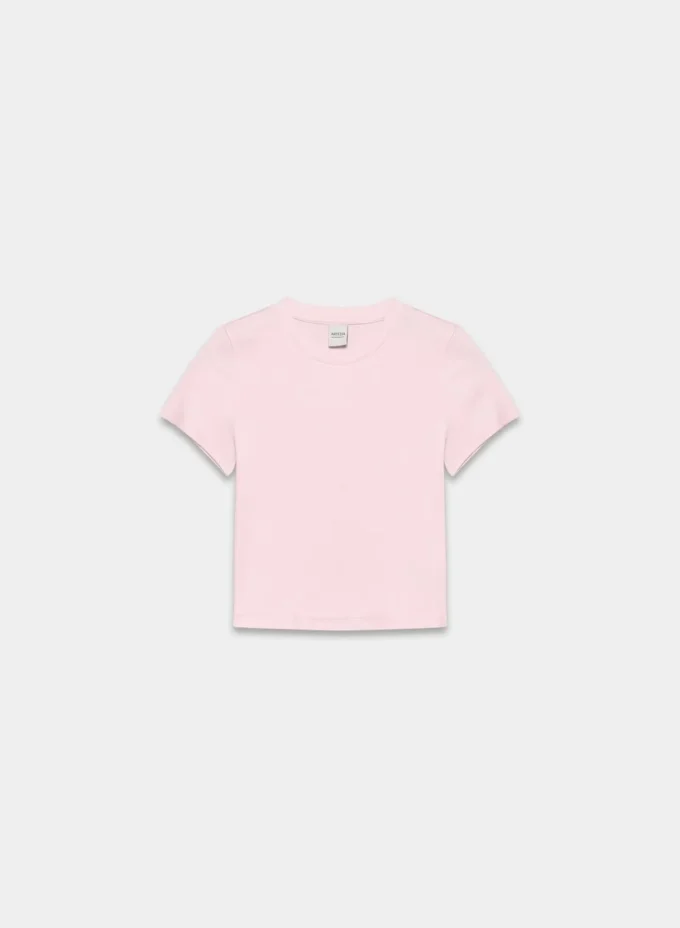 HomeStretch™ Rib Crew Waist T-Shirt HomeStretch™ Rib Crew Waist T-Shirt