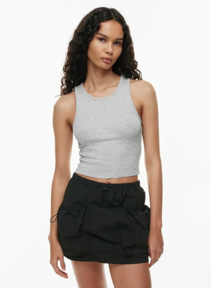 HomeStretch™ Rib Crew Waist Tank HomeStretch™ Rib Crew Waist Tank