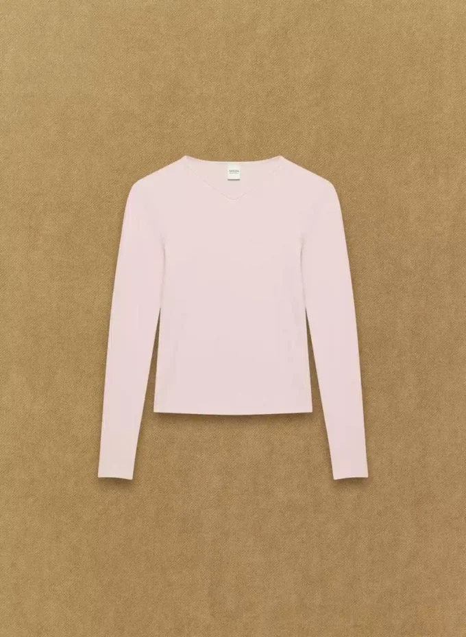 Homestretch™ Rib Longsleeve mit hohem V-Ausschnitt Homestretch™ Rib Longsleeve mit hohem V-Ausschnitt