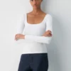 HomeStretch™ Smooth Weites Rundhals-Langarmshirt HomeStretch™ Smooth Weites Rundhals-Langarmshirt