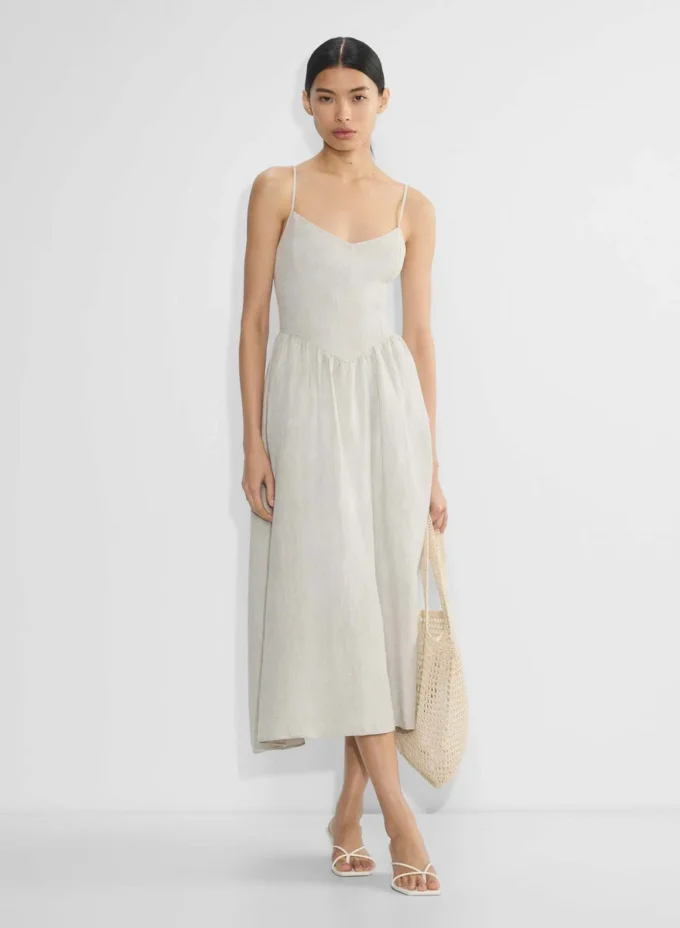Influence Maxikleid aus Leinen