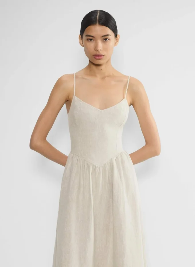 Influence Maxikleid aus Leinen