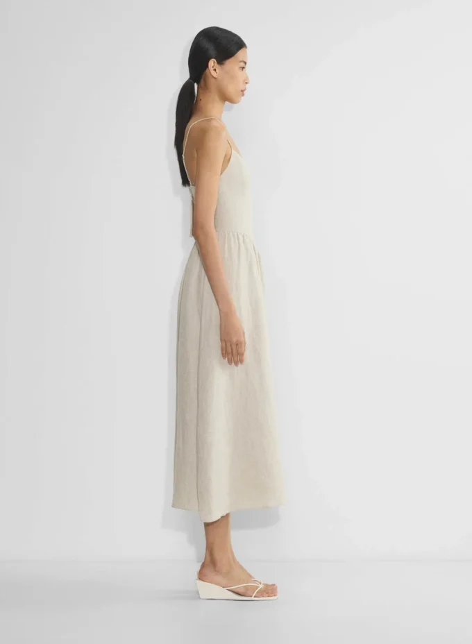 Influence Maxikleid aus Leinen