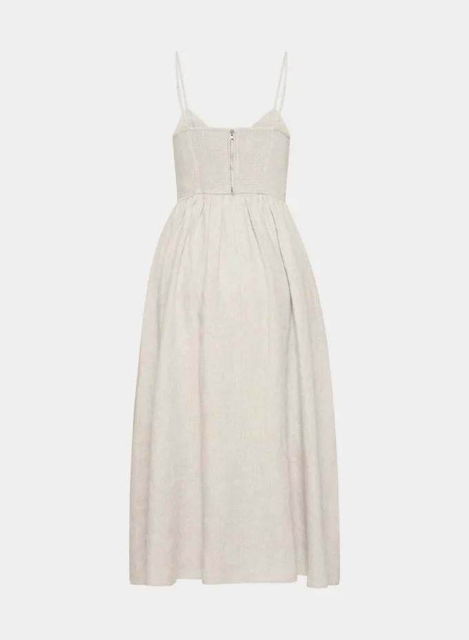 Influence Maxikleid aus Leinen
