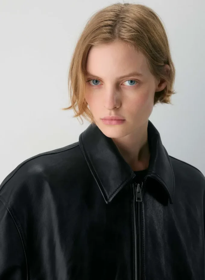 Jones Leder-Bomberjacke Jones Leder-Bomberjacke