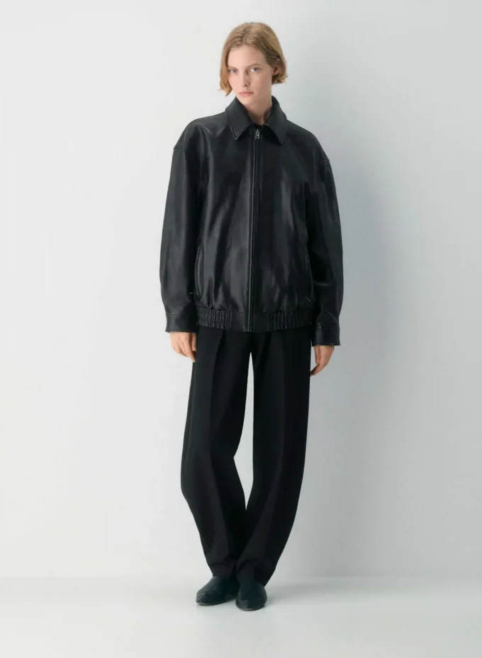 Jones Leder-Bomberjacke Jones Leder-Bomberjacke