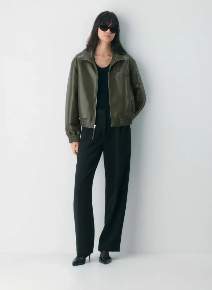 Josephine Bomberjacke – UnReal Leather Josephine Bomberjacke – UnReal Leather
