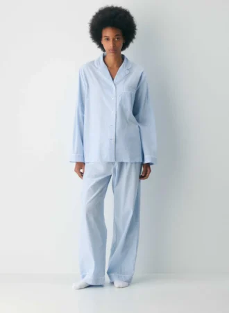 Laze Poplin Pyjamahemd