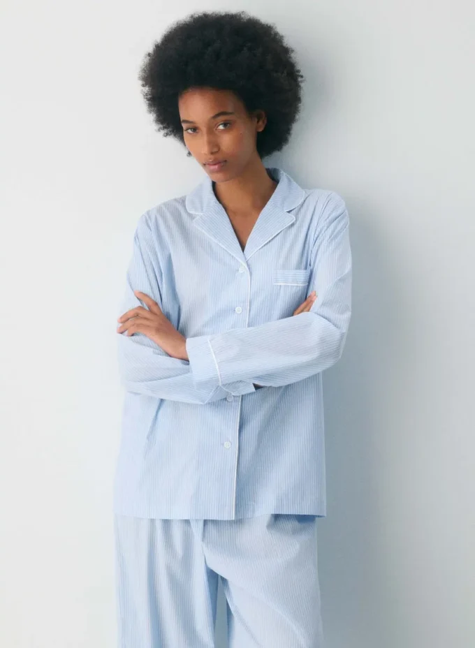 Laze Poplin Pyjamahemd Laze Poplin Pyjamahemd