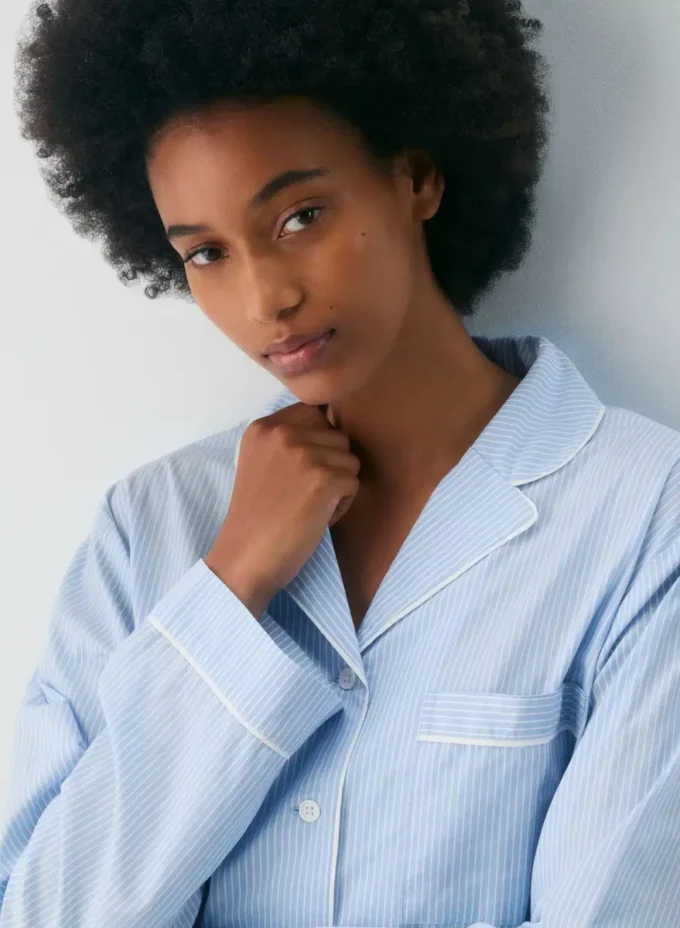 Laze Poplin Pyjamahemd Laze Poplin Pyjamahemd