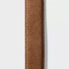 Legendärer Gürtel aus massivem Messing und Wildleder