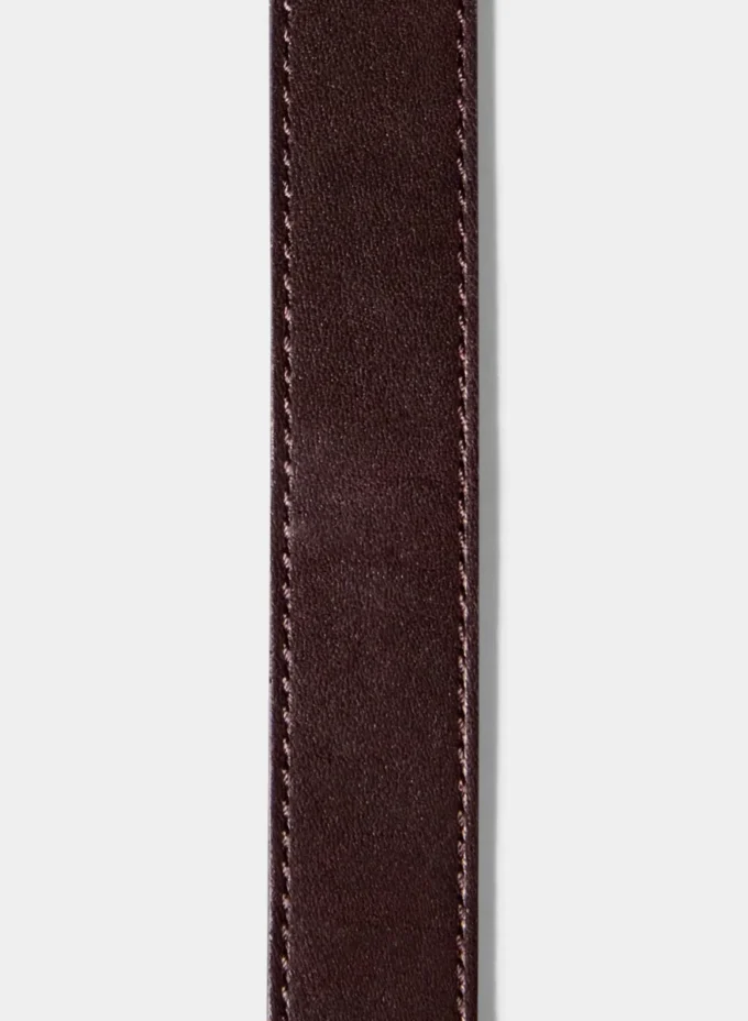 Lifetime-Gürtel aus massivem Messing und Leder