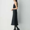Memorize Satin-Kleid
