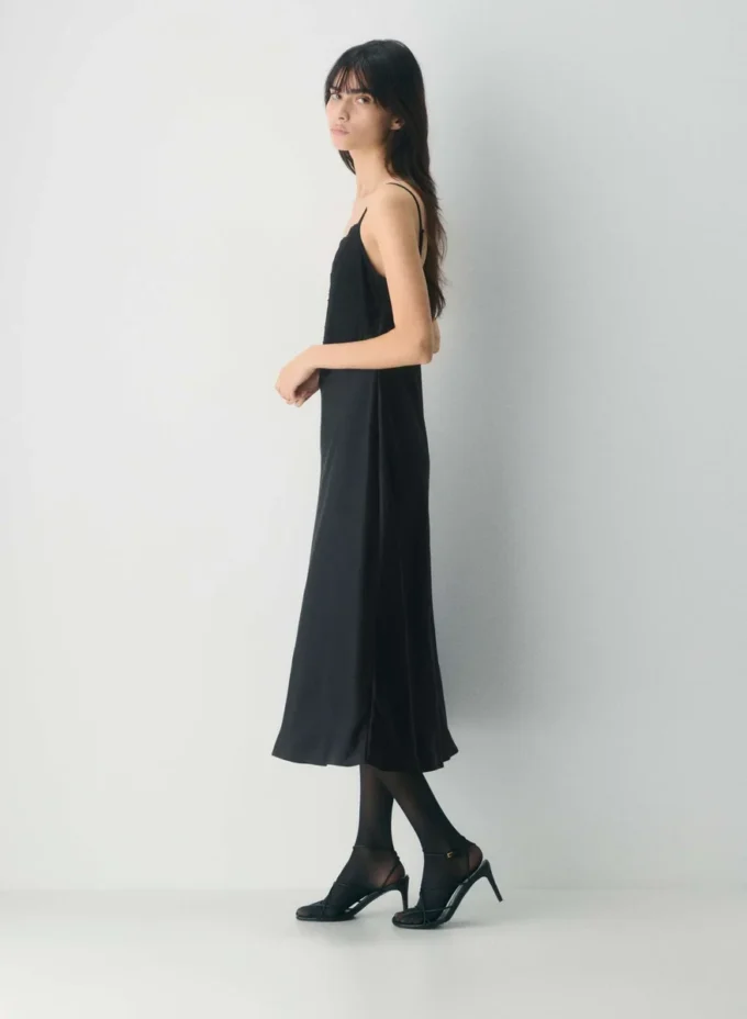 Memorize Satin-Kleid