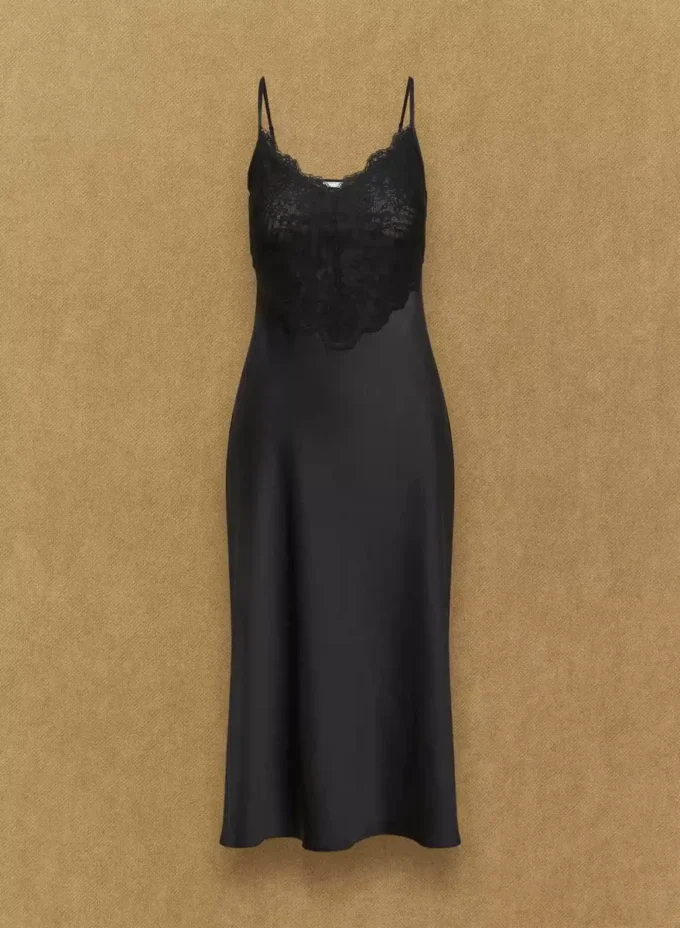 Memorize Satin-Kleid