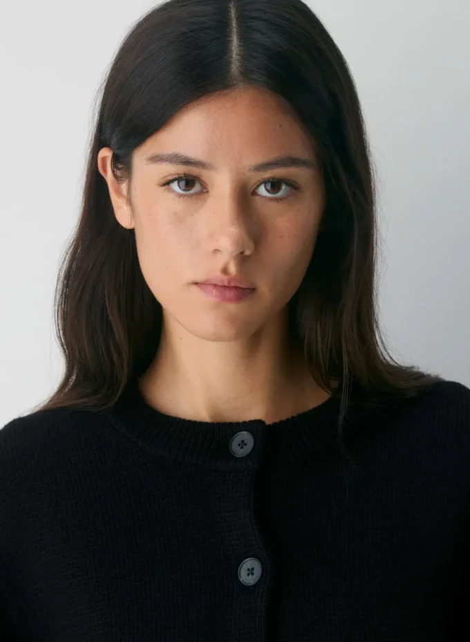 Meraki Merinowolle-Strickjacke