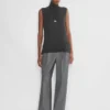 Nachfolger Merinowolle Ärmelloser Rollkragenpullover Nachfolger Merinowolle Ärmelloser Rollkragenpullover