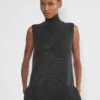 Nachfolger Merinowolle Ärmelloser Rollkragenpullover Nachfolger Merinowolle Ärmelloser Rollkragenpullover