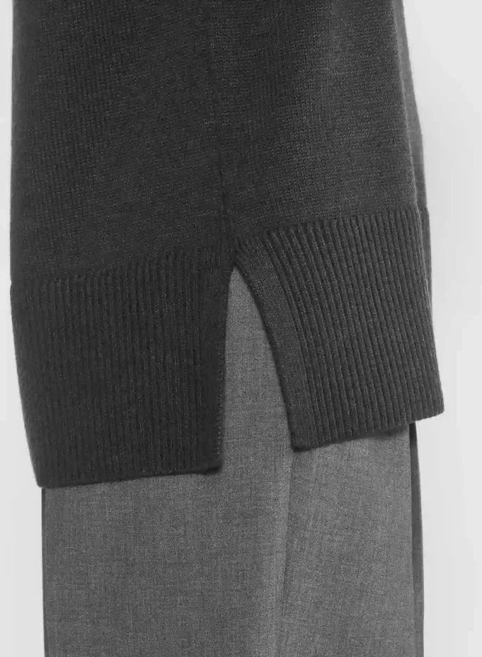 Nachfolger Merinowolle Ärmelloser Rollkragenpullover Nachfolger Merinowolle Ärmelloser Rollkragenpullover