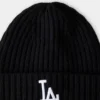 New Era La Dodgers Merinowolle-Beanie mit geripptem Bündchen