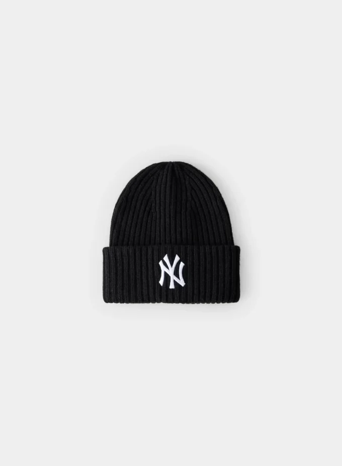 New Era Ny Yankees Rippstrickmütze aus Merinowolle
