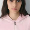 Nicole Velour Zip Hoodie