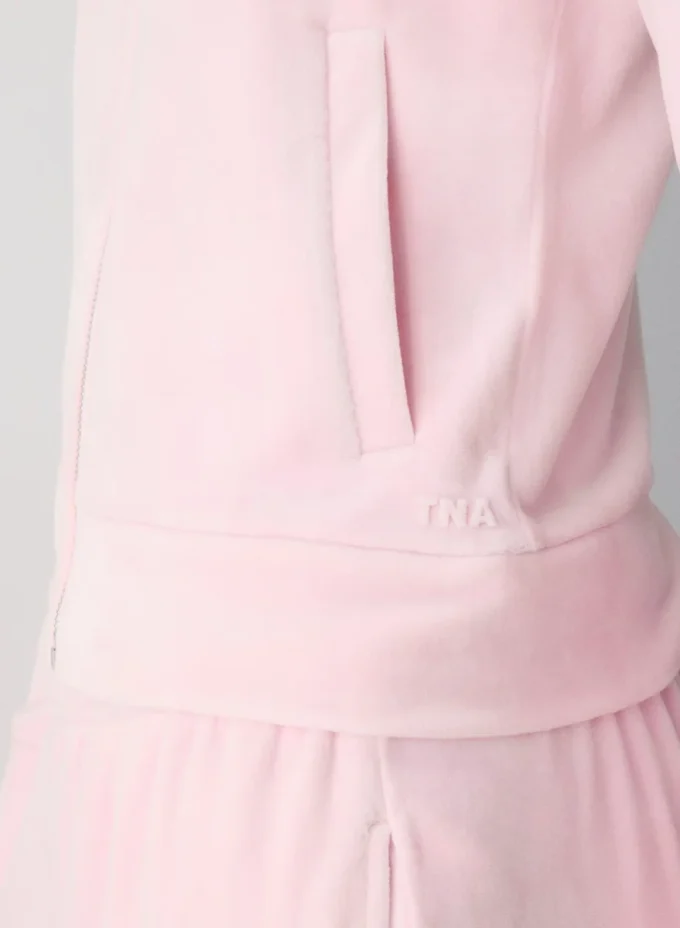 Nicole Velour Zip Hoodie