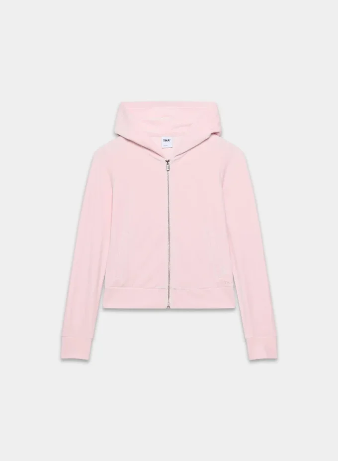 Nicole Velour Zip Hoodie