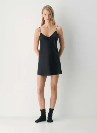 Nightside Seiden-Pyjama-Slip-Kleid