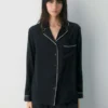 Nightside Seiden-Pyjamahemd Nightside Seiden-Pyjamahemd