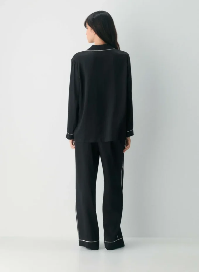 Nightside Seiden-Pyjamahemd Nightside Seiden-Pyjamahemd