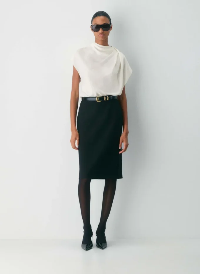 Nominierte Satinbluse Nominierte Satinbluse