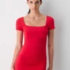 Original Contour T-Shirt mit quadratischem Ausschnitt Original Contour T-Shirt mit quadratischem Ausschnitt